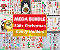 500+ Christmas Candy Holders Bundle