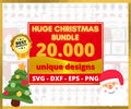 20000+ Huge SVG Christmas Bundle