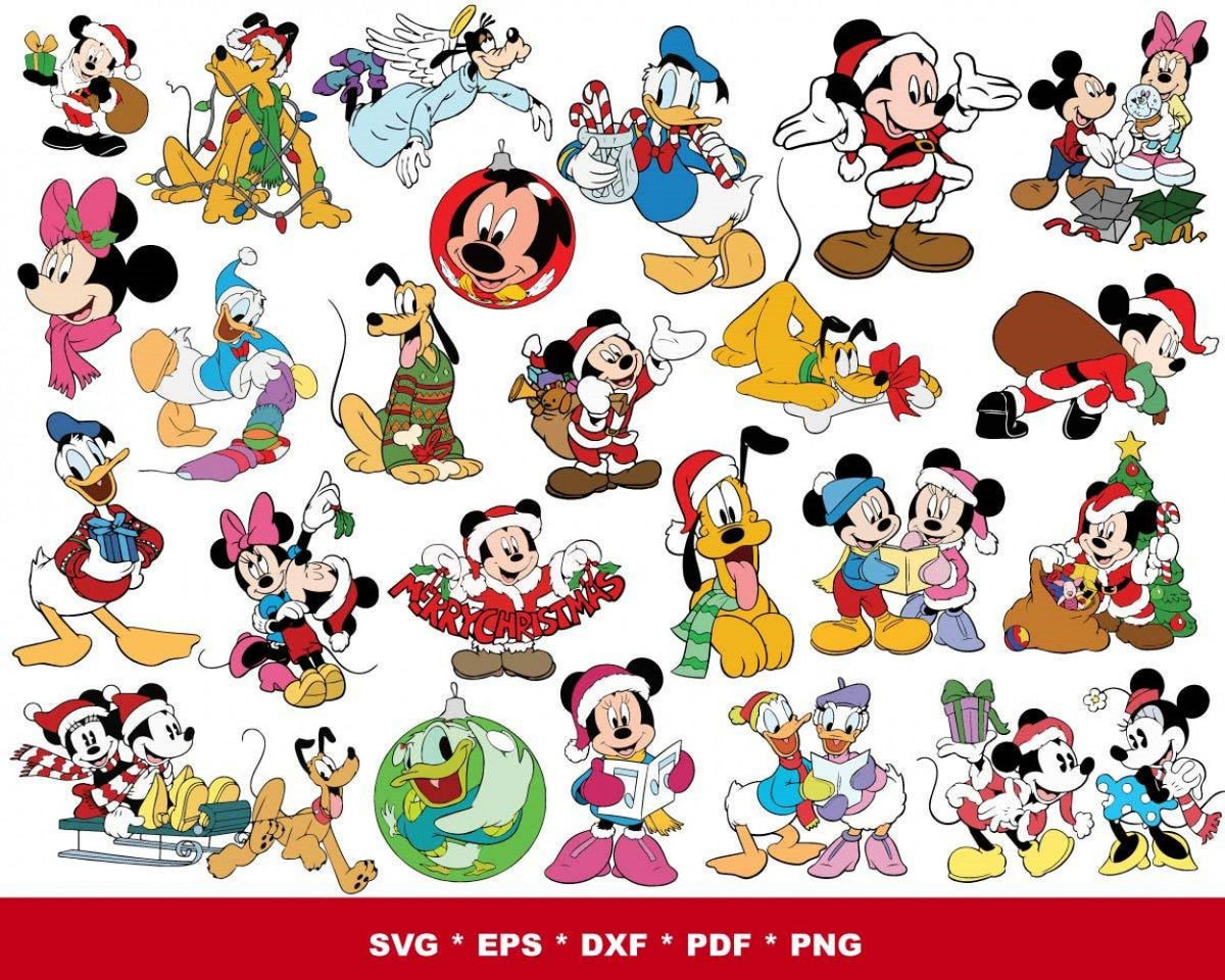 Disney Christmas SVG 1500+ – MakeCraft - Elevate Your Crafting Game