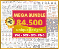 84500+ Mega SVG Bundle