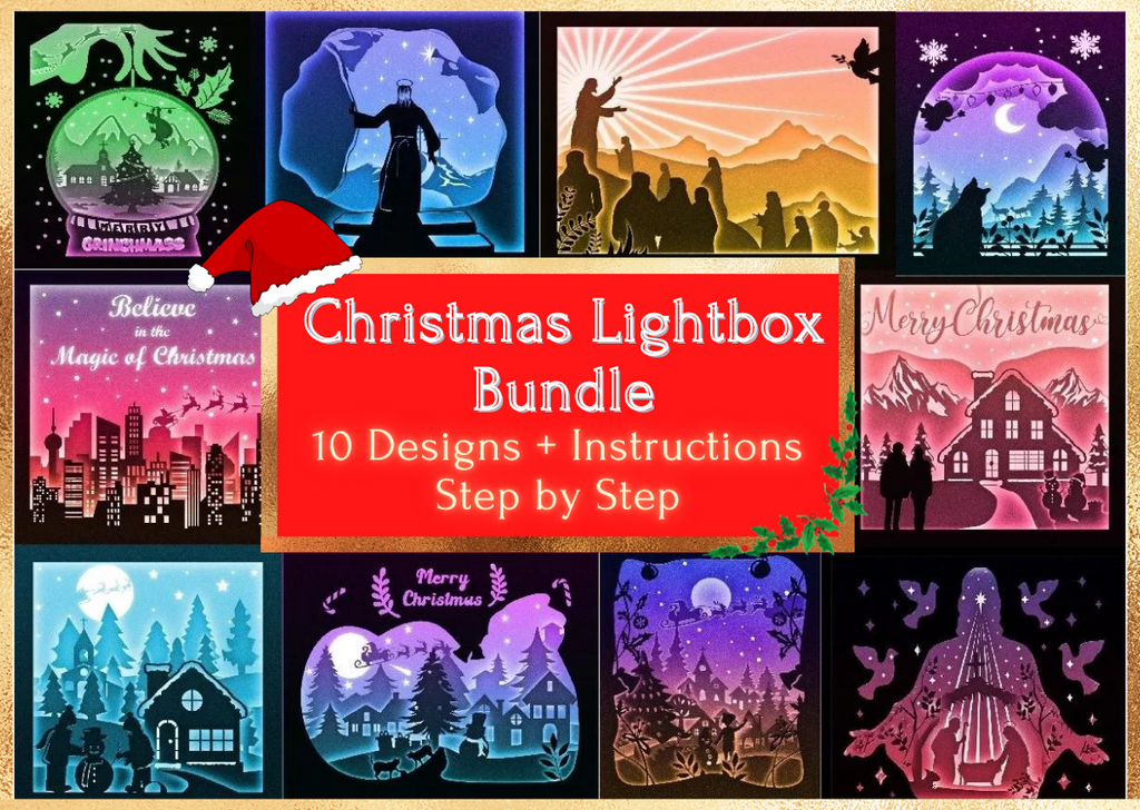 Christmas Lightbox Bundle - Commercial Use